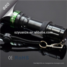 Linterna antorcha LED bicicleta luz, foco ajustable luz de zoom